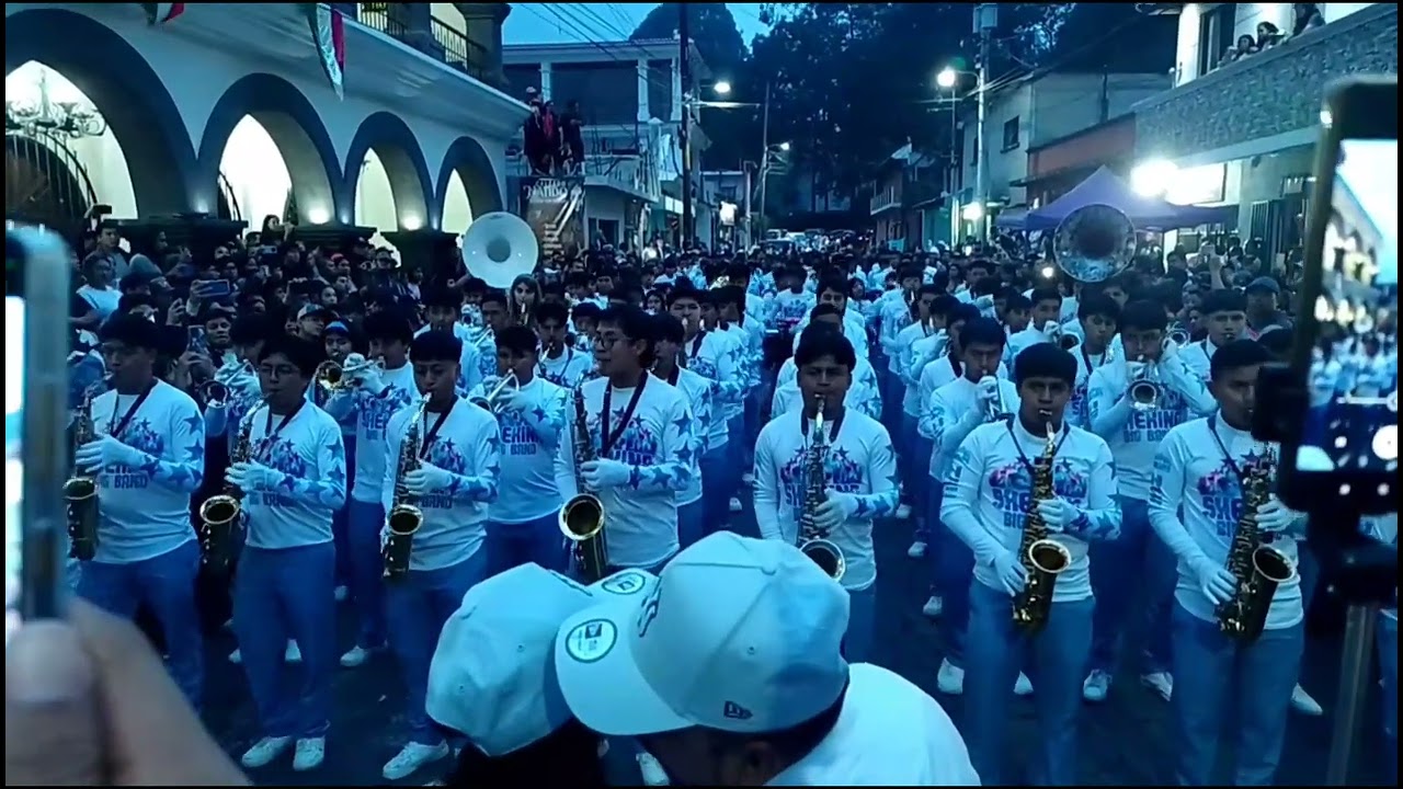 LA MEGA BIG BAND SHEKINA DESDE PASTORES MUNICIPIO DE SACATEPÉQUEZ LO MEJOR EN SHOW DE BANDAS 2025