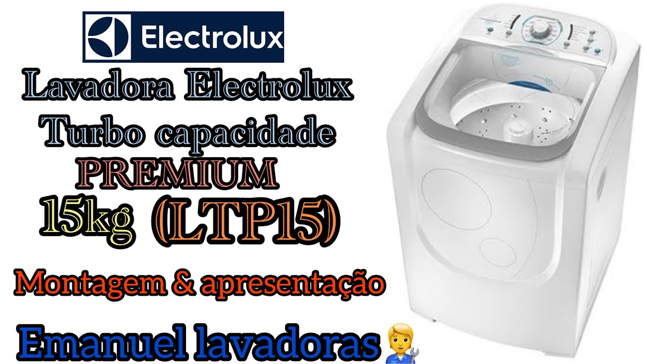 Apresentação + montagem nova aquisição lavadora Electrolux turbo capacidade Premium 15Kg (LTP15)
