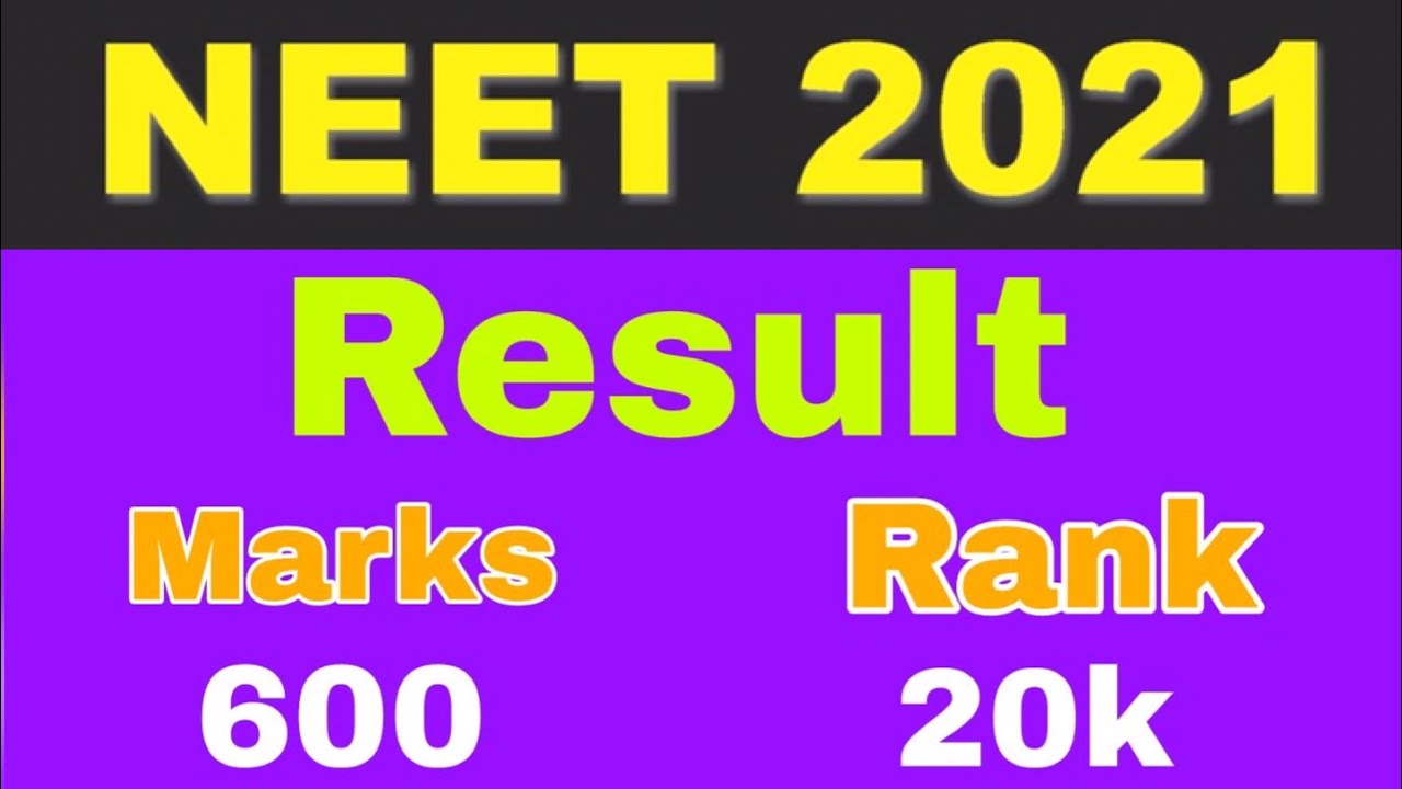 NEET CUTOFF 2021 Category Wise