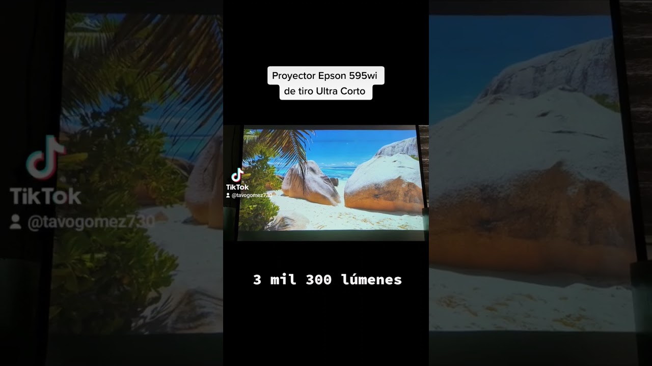 Proyector Epson 595WI de tiro Ultra Corto