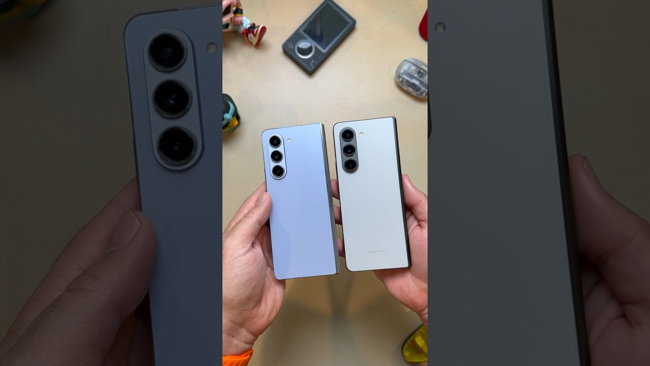 Samsung Galaxy Z Fold 5: Exclusive Gray or Icy Blue? 🧊 👽
