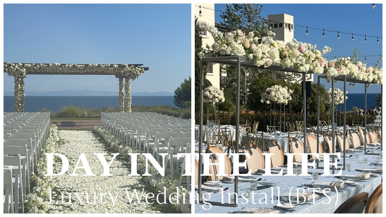 Florist Vlog | Processing Day &rarr; Install Day at a Coastal Luxury Hotel