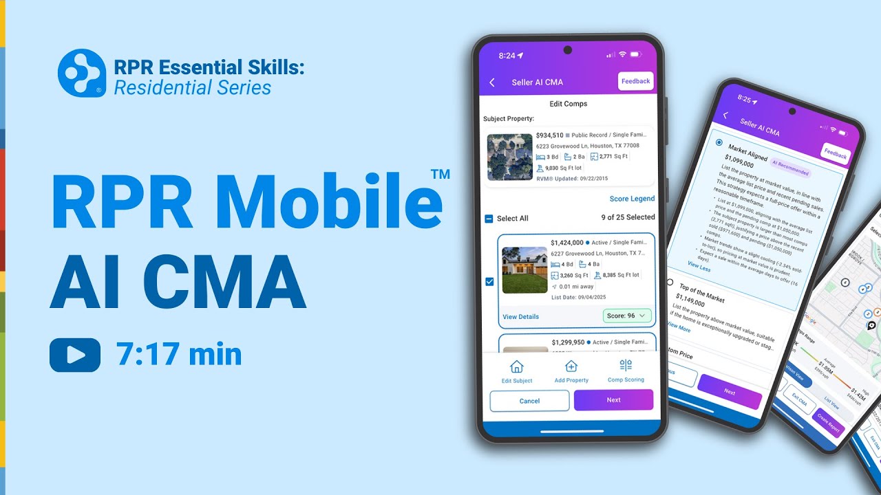 RPR Mobile™ AI CMA (Beta)