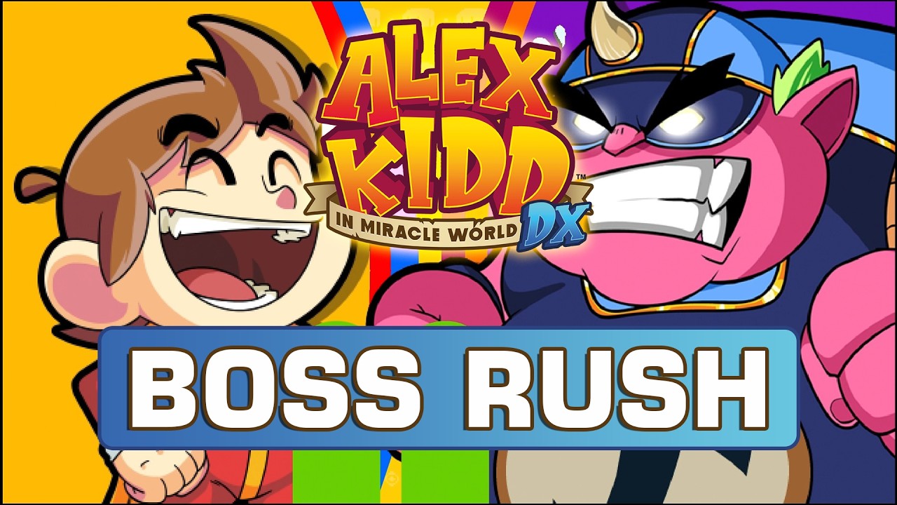 Alex Kidd in Miracle World – Boss Rush | All Bosses (No Damage)