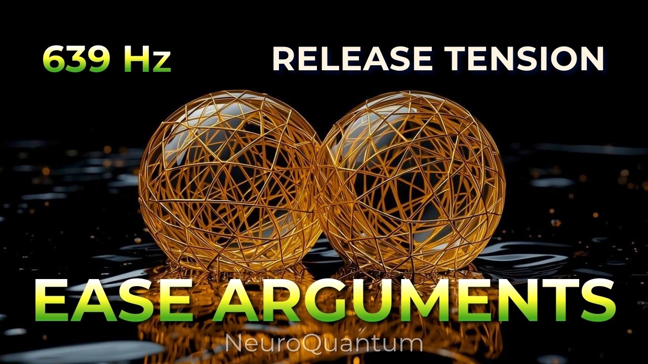 639 Hz | RELEASE RELATIONSHIP TENSION | Ease Constant Arguments | Harmony Reset