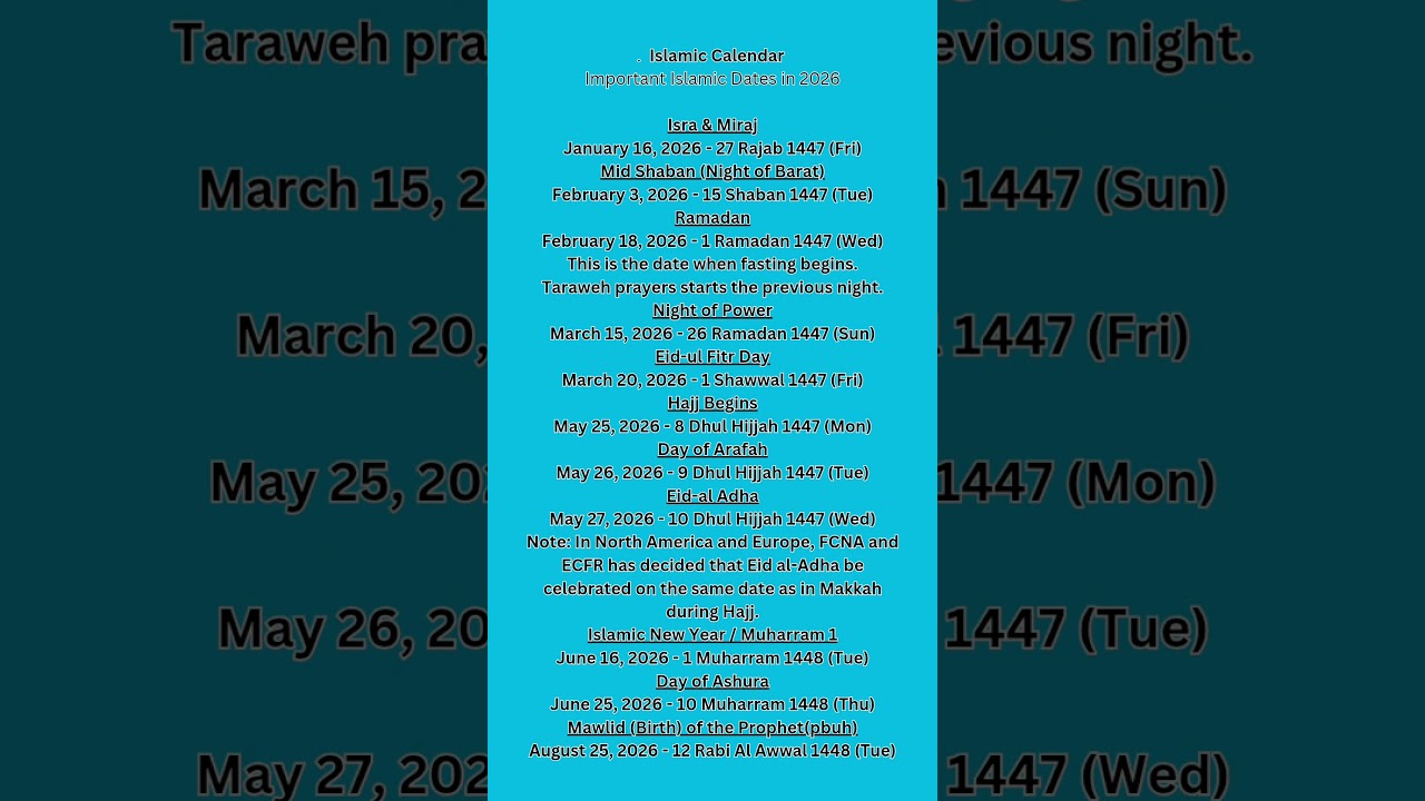 Why the Islamic Calendar is Better 2026