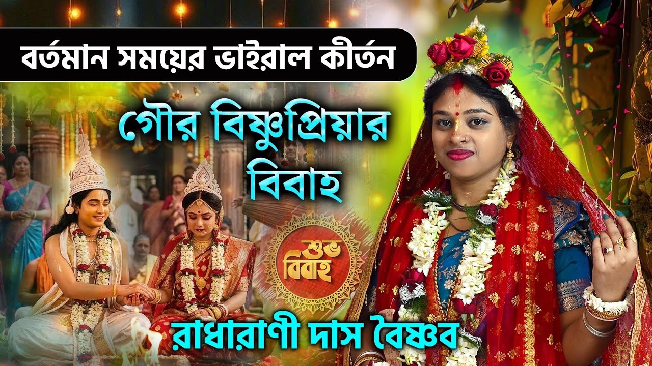 বর্তমান সময়ের ভাইরাল কীর্তন ২০২৬ ॥ গৌর বিষ্ণুপ্রিয়ার বিবাহ ॥ Radharani Das kirtan 2026