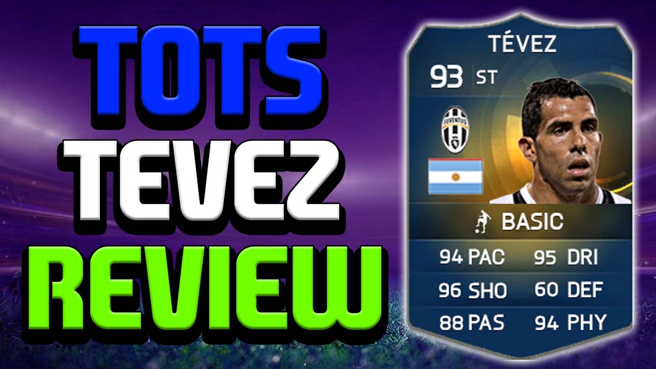 TOTS TEVEZ PLAYER REVIEW (93) | GAMEPLAY AND IN-GAME STATS!