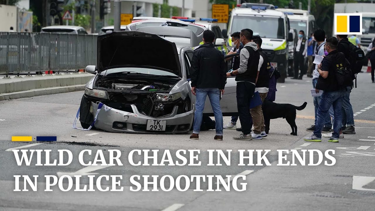 Hong Kong police end wild car chase in Sha Tin after shooting suspect in shoulder