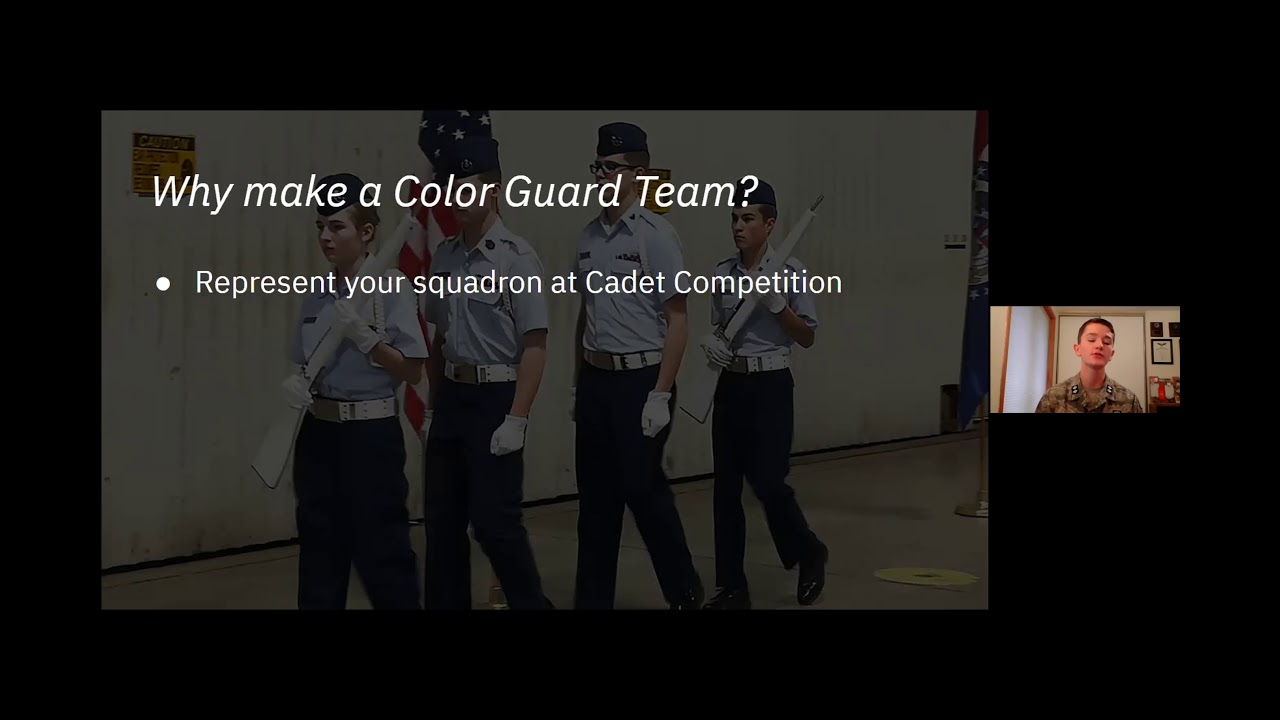 Preparation for Cadet Competition & Organizing Color Guard Teams