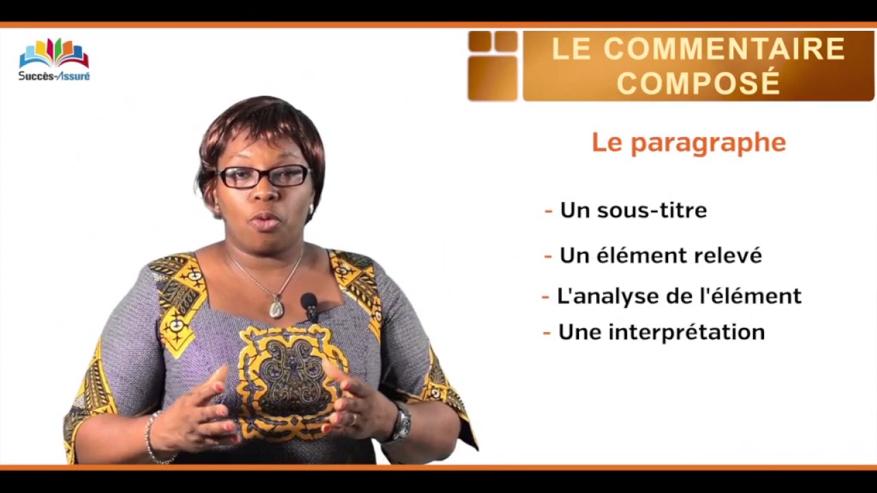 Le commentaire composé