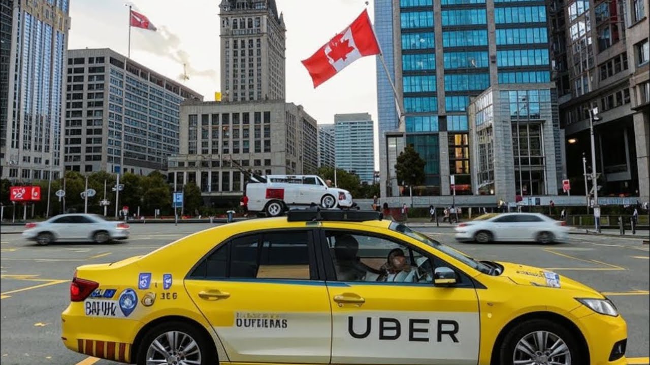 UBER в Канаде #video #канада #canada #news #ontario #immigration #job #taxi #uber #uberdriver #убер
