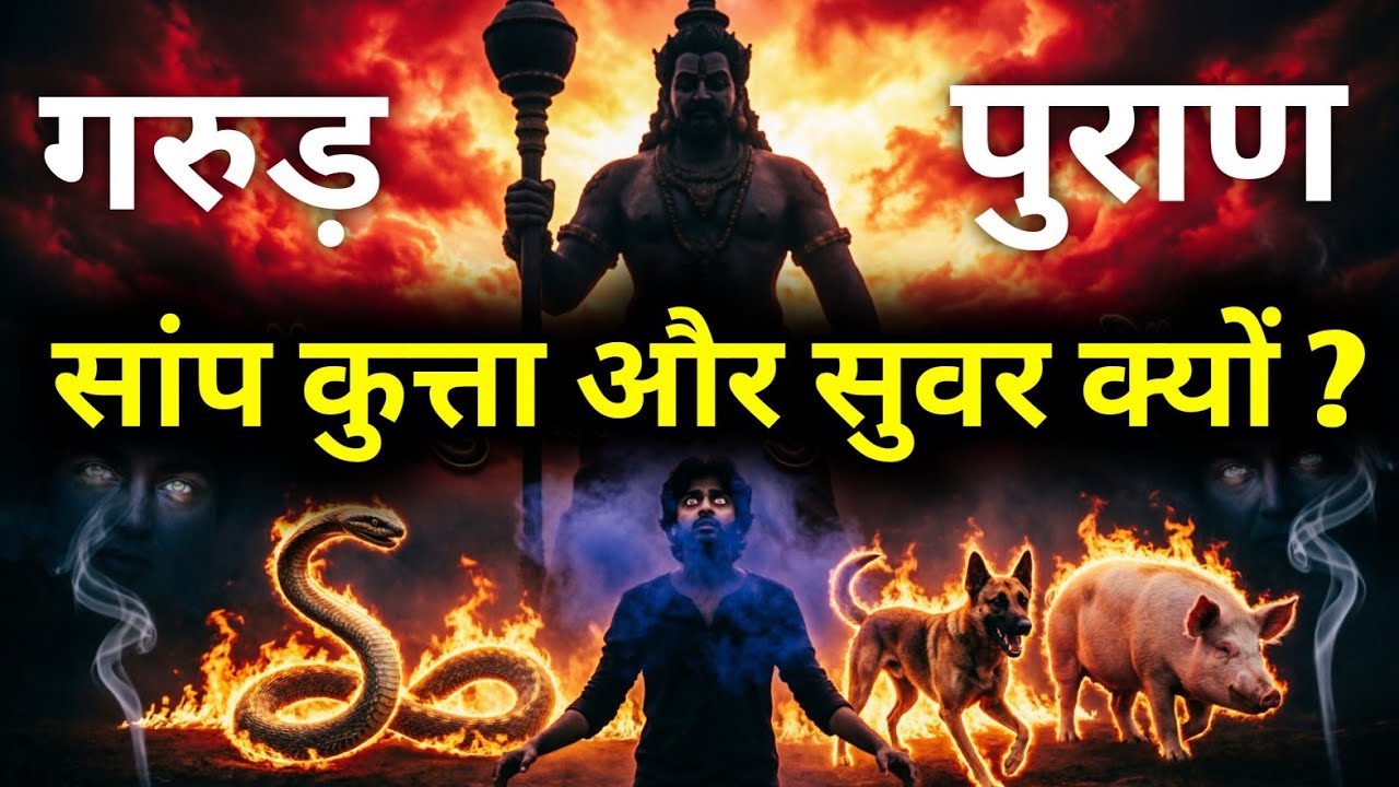 गरुड़ पुराण के अनुसार मनुष्य का जन्म सांप, कुत्ता और सुअर क्यों होता है?जाने पाप और कर्मों का रहस्य!