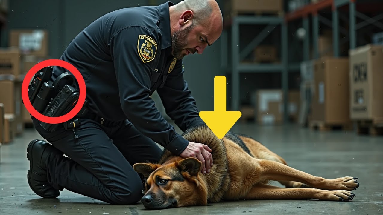 K9-Deutscher Sch&auml;ferhund war dem Tod nahe  doch die heldenhafte Tat seines Partners ver&auml;nderte alles