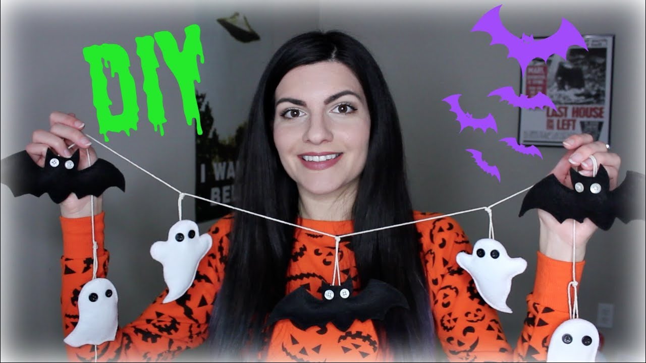 Halloween Garland DIY 👻