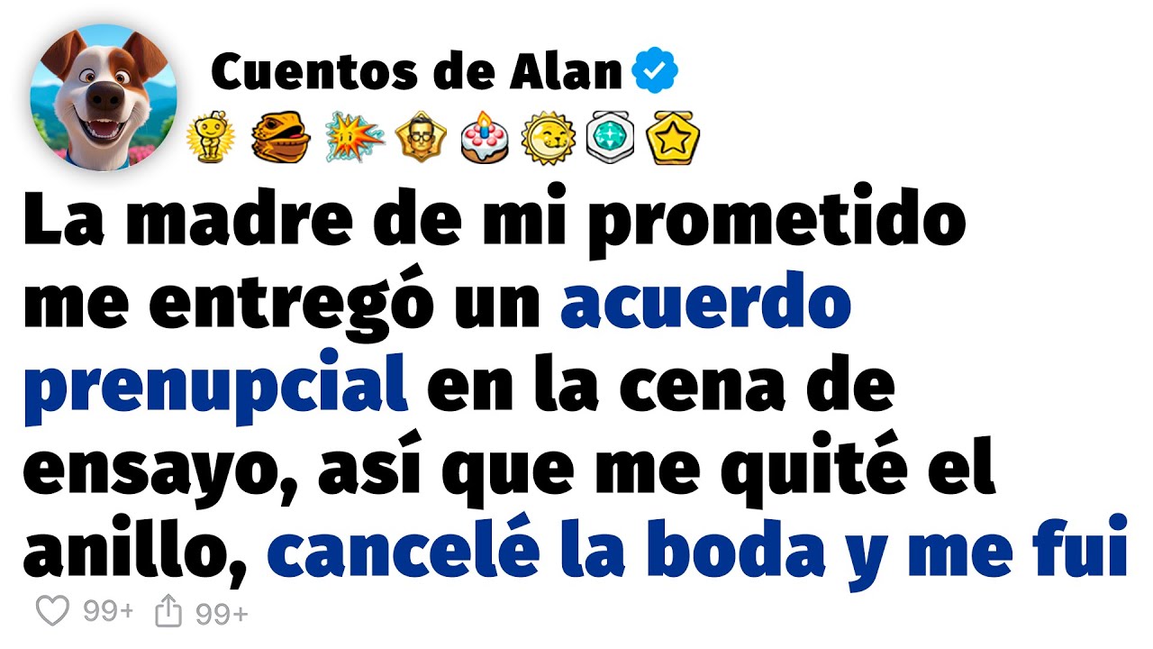 Mi suegra quería obligarme a firmar un acuerdo prenupcial