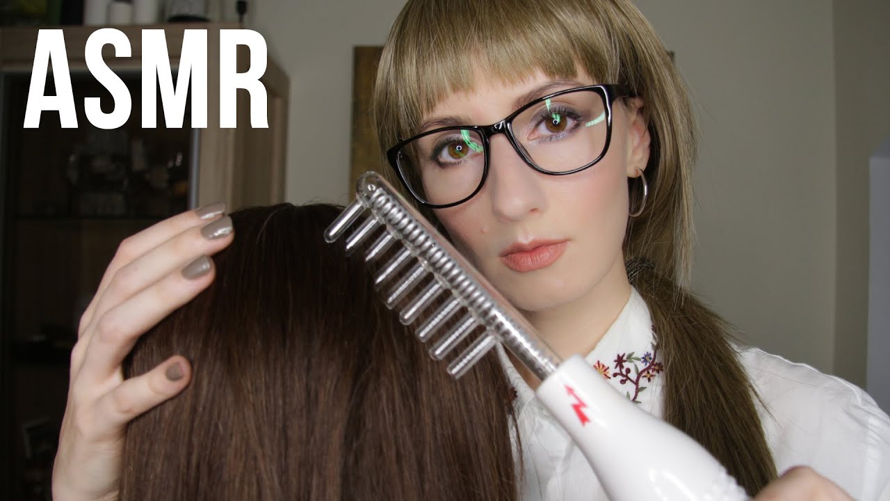 ASMR Усыпляющий Уход За Кожей Головы И Волосами * Трихолог Ролевая Игра * Без Шепота