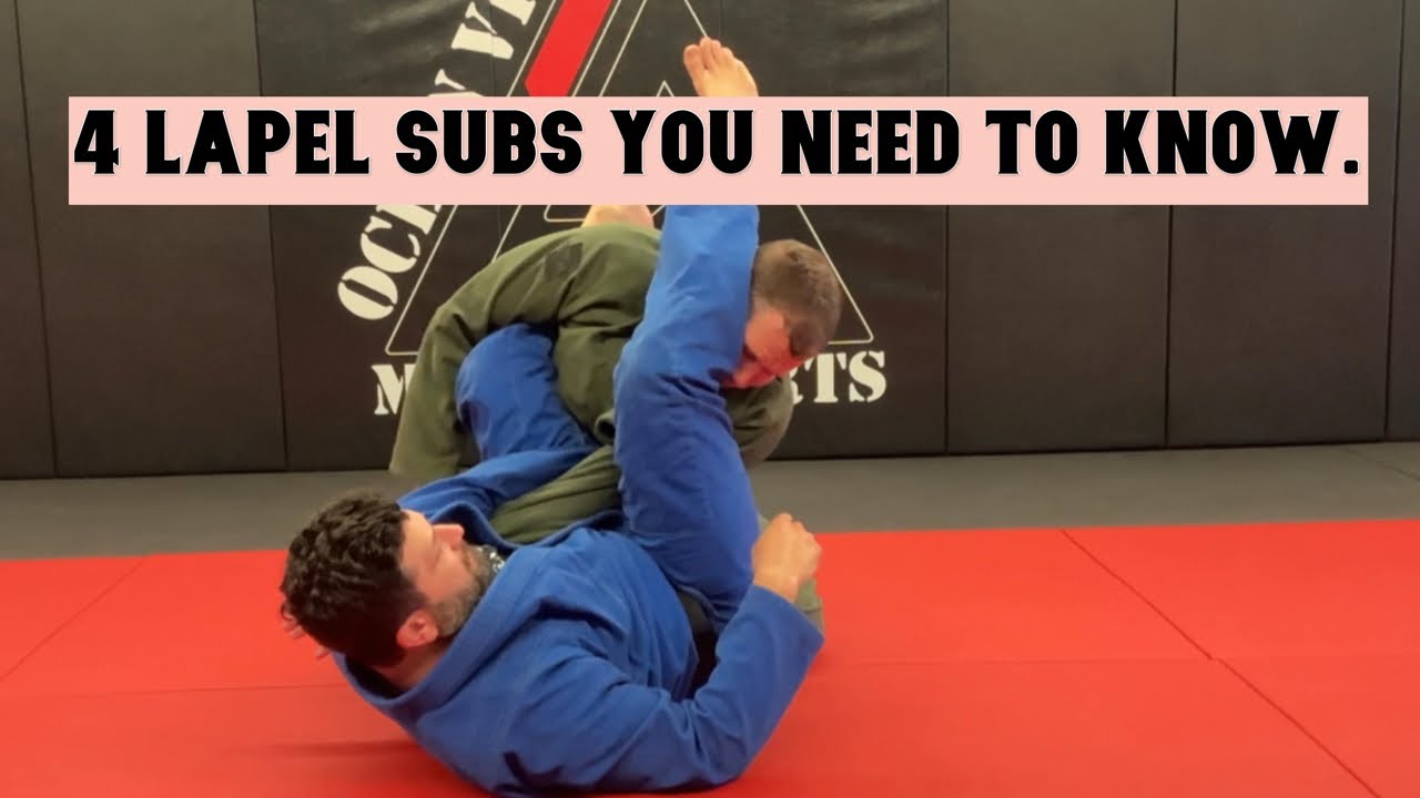 4 Lapel attacks from the guard. 