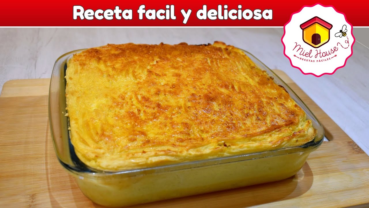 Como hacer pastel de papas FACIL Y RAPIDO