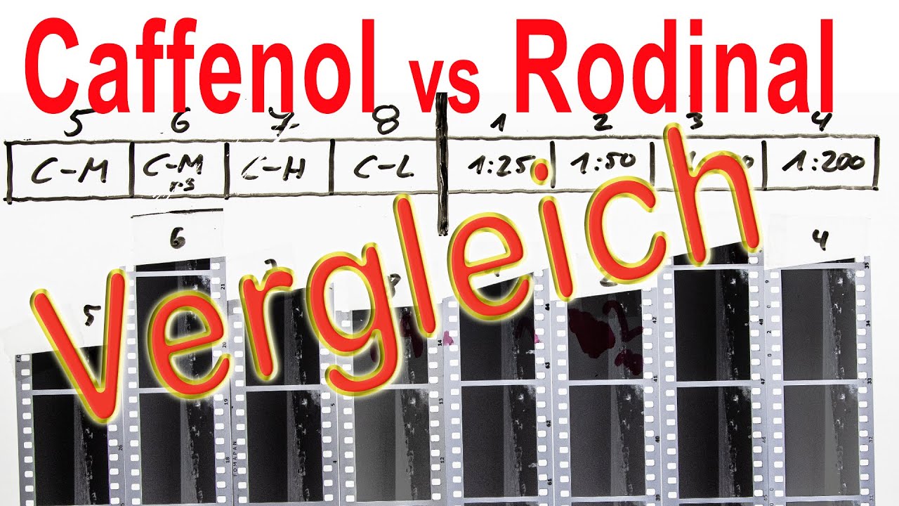 Rodinal zu Caffenol was ist besser? - SW-Filmentwicklung im Vergleich