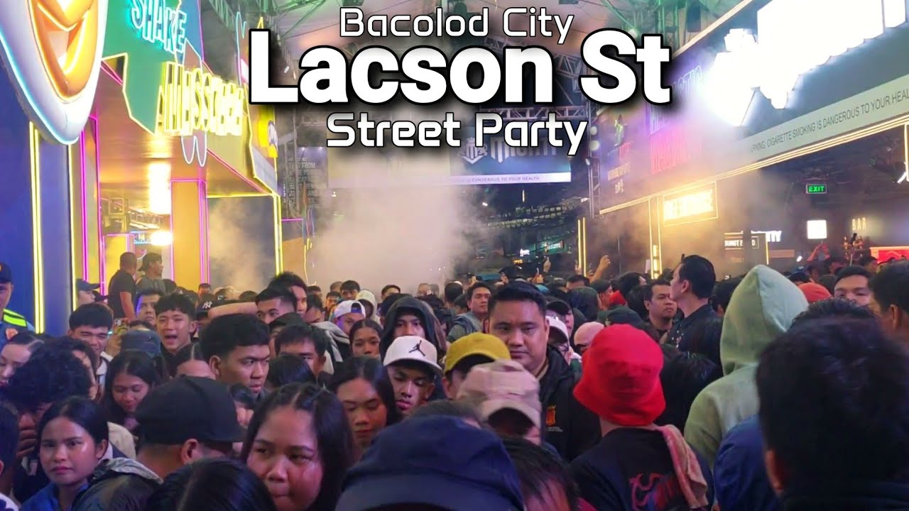 Masskara Festival Grand Street Party in Lacson: Bacolod City 2025 #bacolodcity