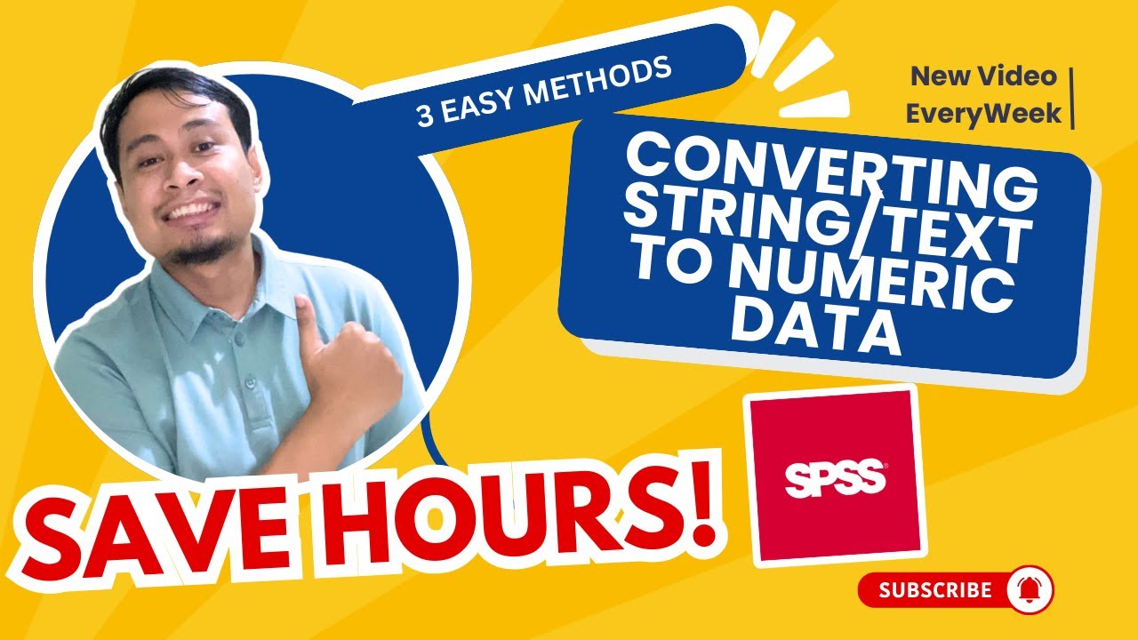 How to Convert String Data Into Numeric Data Using SPSS