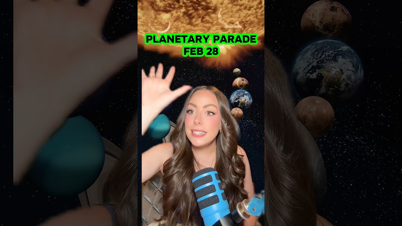 Planetary parade on February 28, 2026! #space #nasa #astronomy #shorts