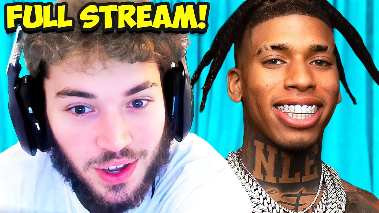 Adin Ross x NLE Choppa X iShowSpeed FULL Stream!
