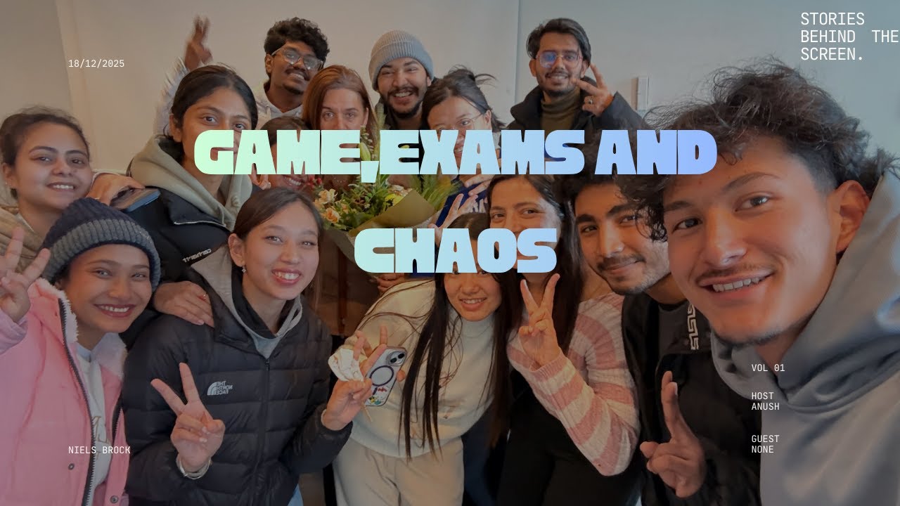 Last Day of my first semester/ #exams#games #nielsbrockinternational#feed #endofsemester#goviral