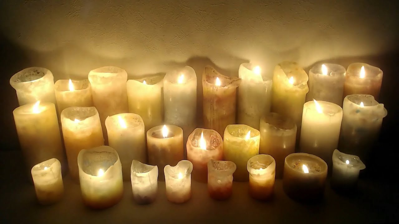 3 Hours Burning Candle - Video Only