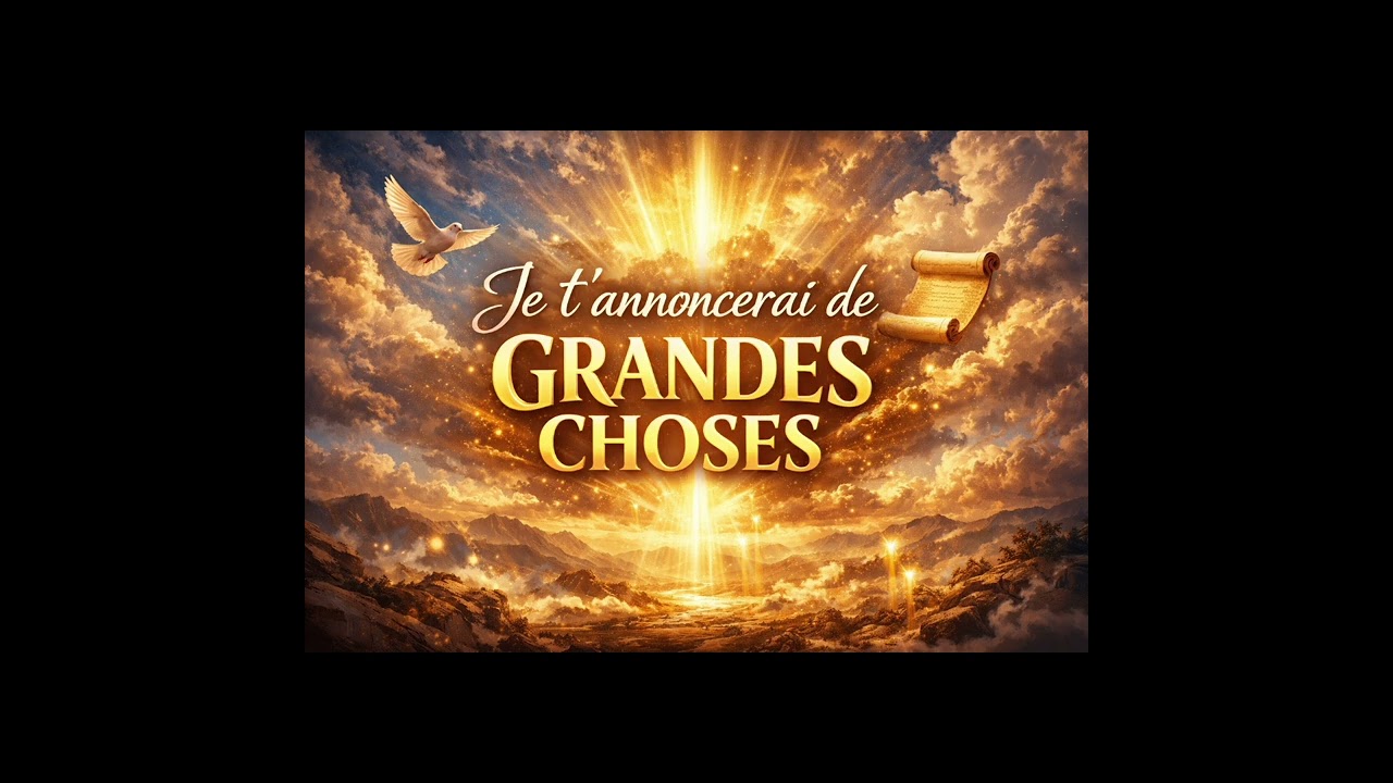 Je t'annoncerai de grandes choses 