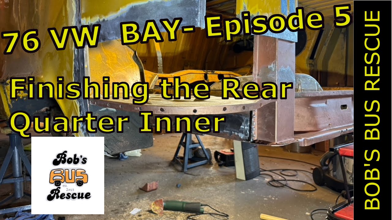 Episode 5 - Finishing off the internals of the Rear quarter on my 1976 VW Bay Window