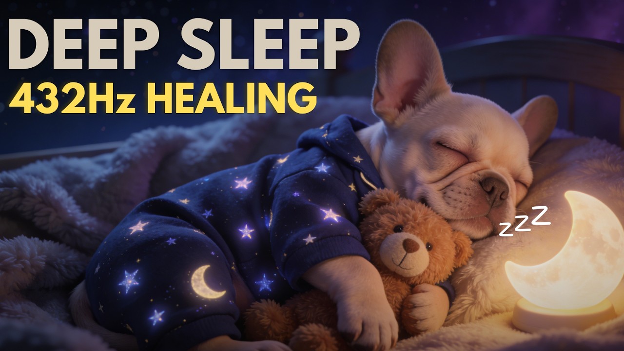 Stop Puppy Crying & Barking 🐾 Frenchies Deep Sleep Music 🎵 Scientific 432Hz Piano · 12H No Ads 2026