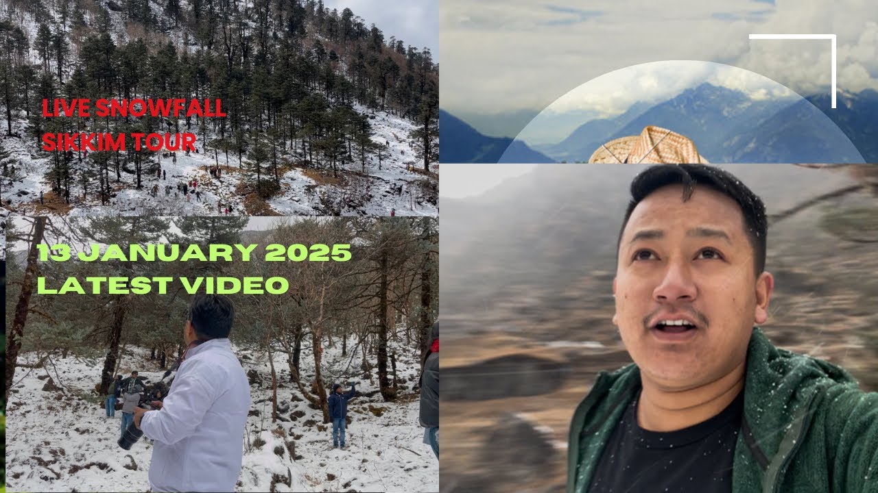 Latest video of Sikkim Tour||Live snowfall in Sikkim ||12/feb/2025.#vlogs#jacksoonblaster555#viral