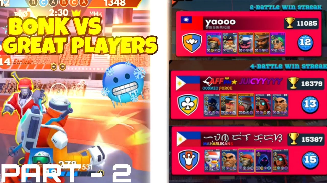 BONK VS GREAT PLAYERS 🥶🔥PART -2 📈🔥IN FRAG PRO SHOOTER 🎯🔥#frag
