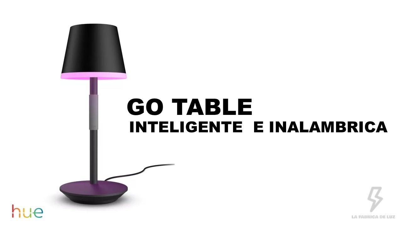 Lampara port&aacute;til Hue go / Table lamp / Ll&eacute;vala donde quieras!