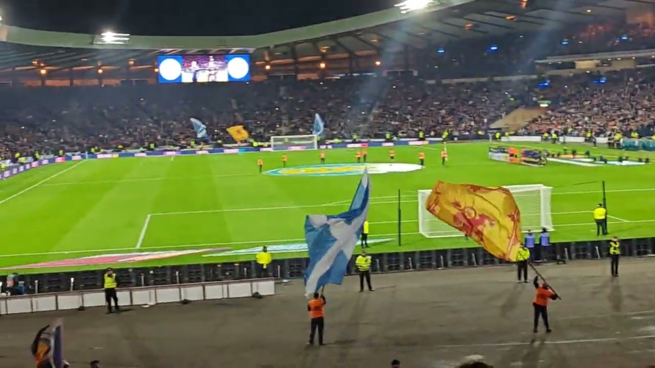 Scotland V Portugal National Anthems