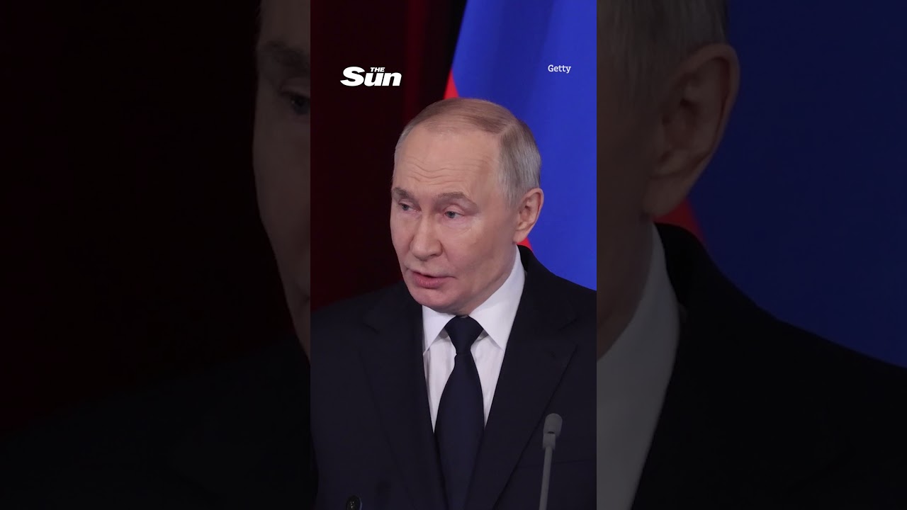 Putin massively steps up Moscow security clampdown with armed officers flooding streets
