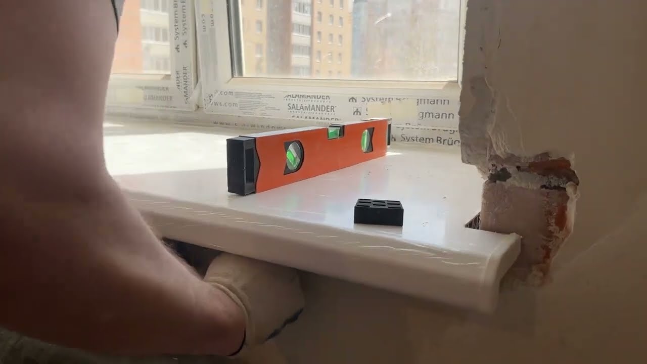 Установка подоконников Danke в квартире на ул. Раушана Абдуллина в городе Тюмени