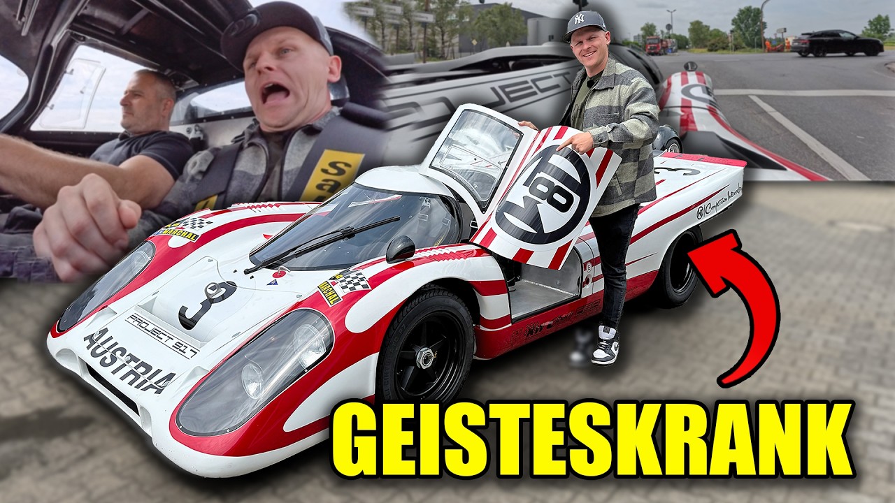 PORSCHE 917 mit Straßenzulassung - 650PS bei 820KG machen mich Sprachlos!