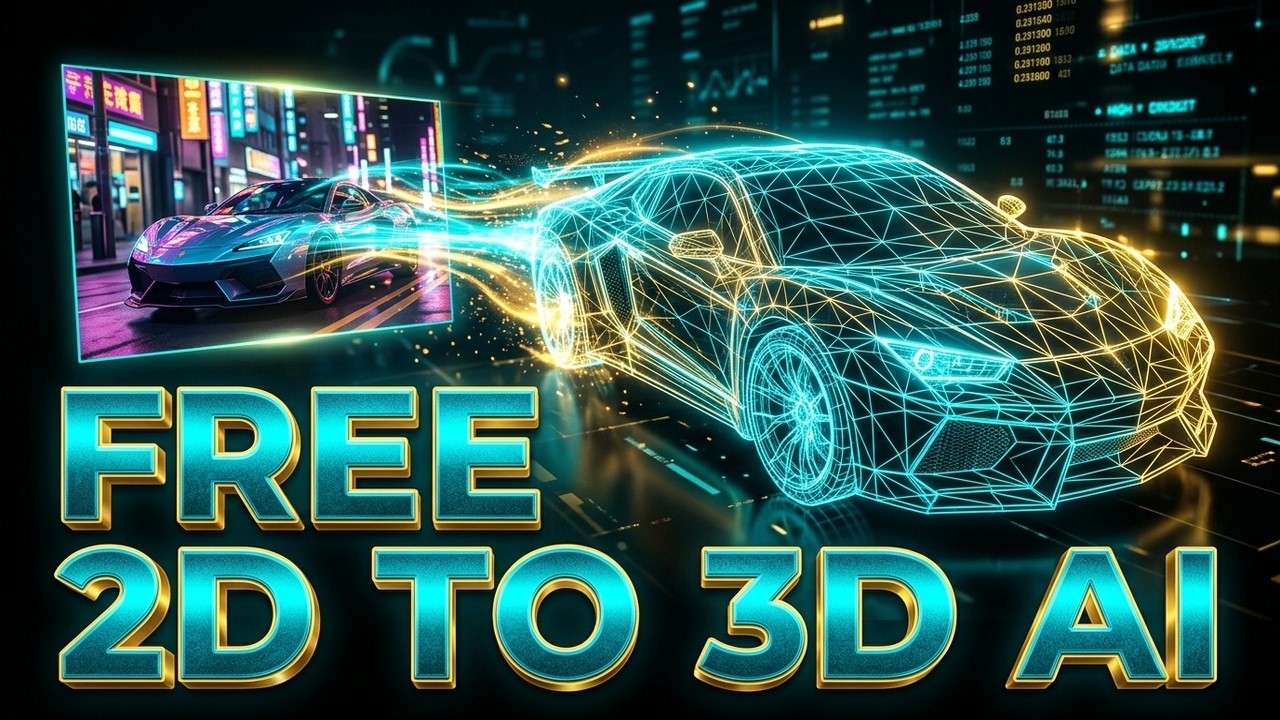 Turn Image to 3D Model FREE in 10 Secs (No Sign-up)