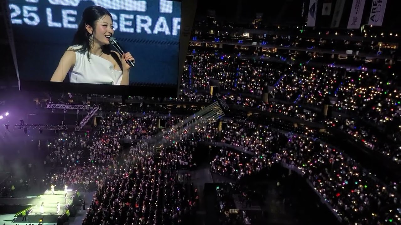 LE SSERAFIM EN MÉXICO (ARENA CDMX) -- Competencia de gritos por secciones 🤣