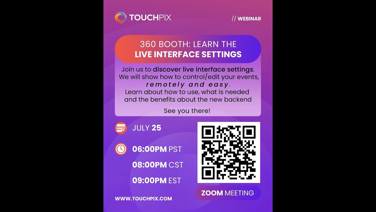7.25.24 Touchpix NEW User Interface 360 Set Up Webinar