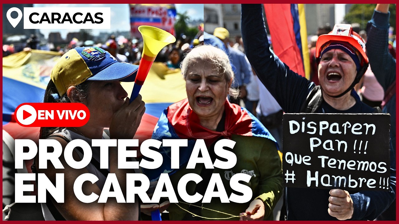 🔴 GRAN PROTESTA EN VENEZUELA: TRABAJADORES PIDEN AUMENTO SALARIAL |&nbsp;EN VIVO DESDE CARACAS | Gesti&oacute;n