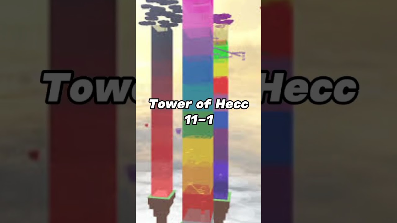 Tower of Hell vs Tower of Hecc (TOH VS JTOH TOWER BATTLES) #jtoh #jtohfangame #roblox #towerofhell
