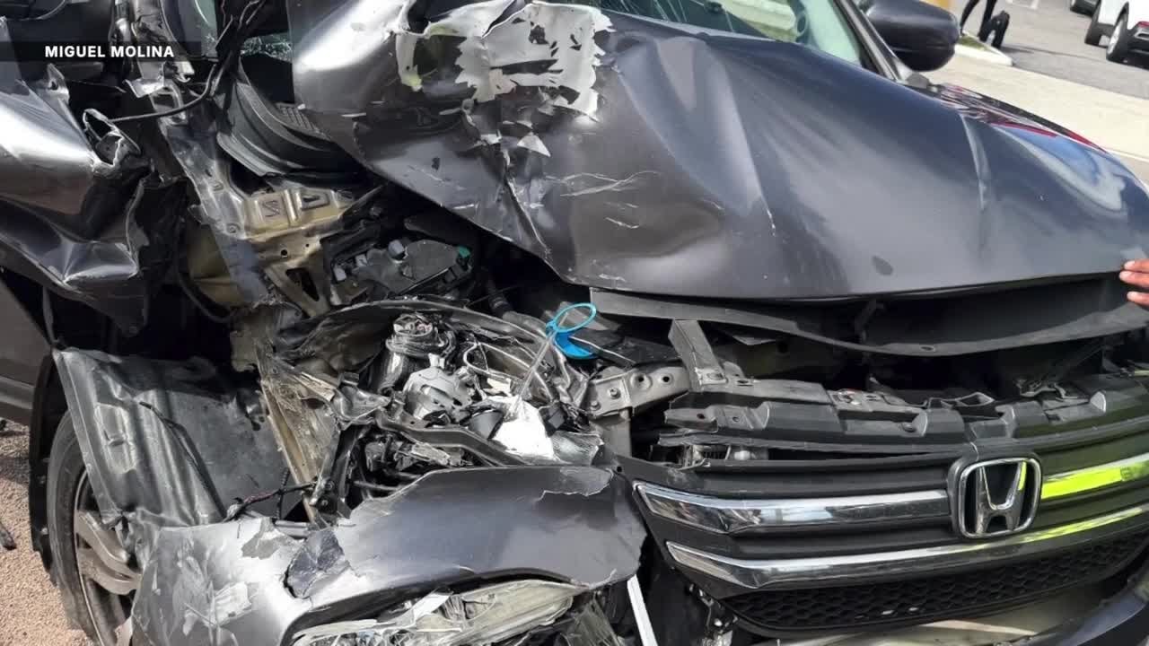 Пасынок водителя Lyft обезвредил угонщика автомобиля после погони в Уэст-Палм-Бич.