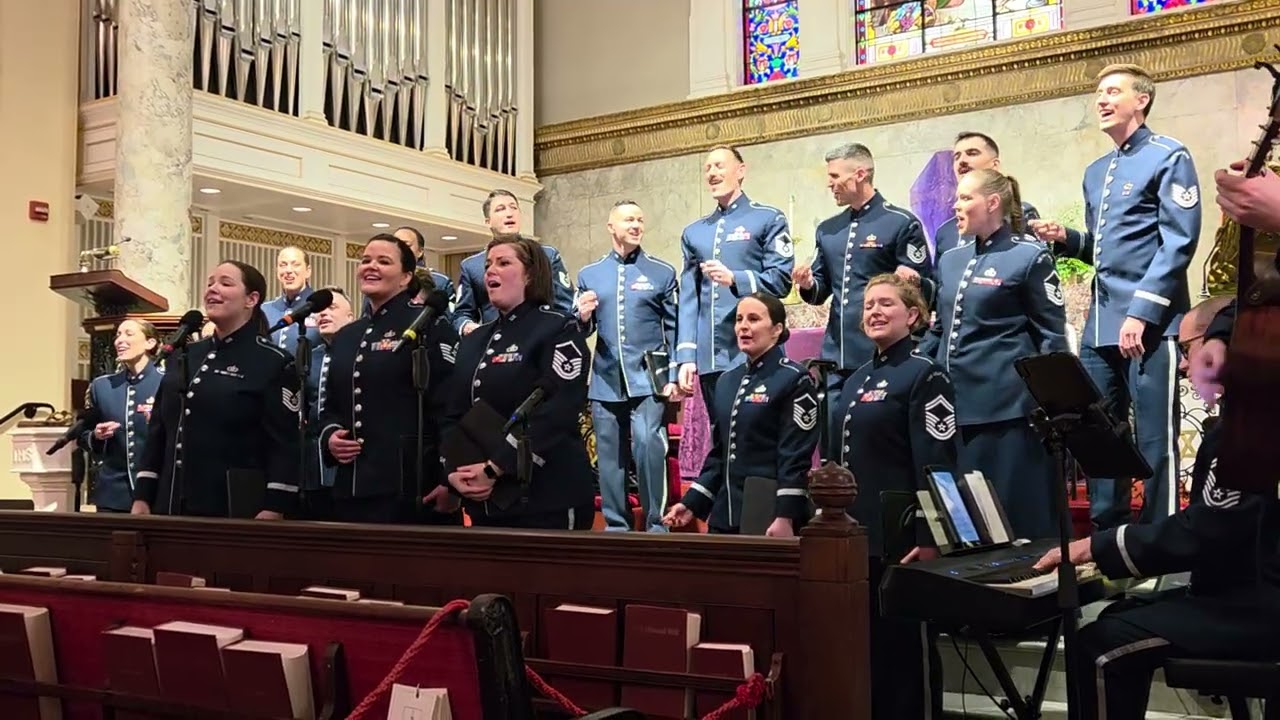 U.S. Air Force Band Singing Sergeants @ St. John's Church, D.C. 