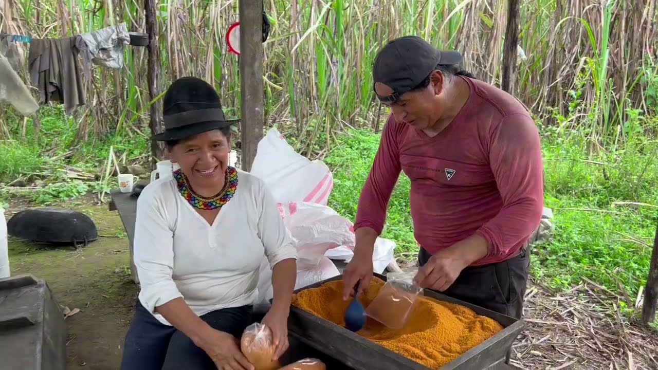 Elaboración de panela granulada de forma artesanal | Don Valentin