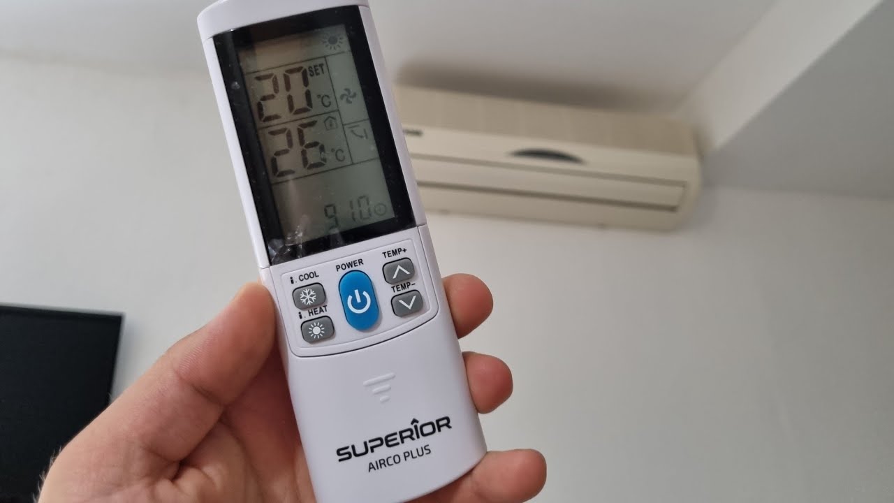How to SetUp Superior Airco Plus Universal Remote Control 