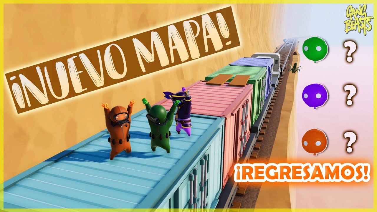 NUEVO MAPA GANG BEASTS - WILLY VS FARGAN VS VEGETTA